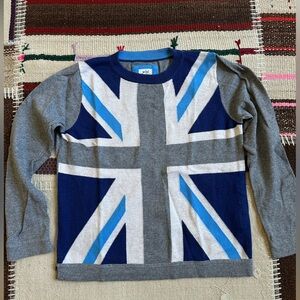 Mini Boden Union Jack cotton sweater